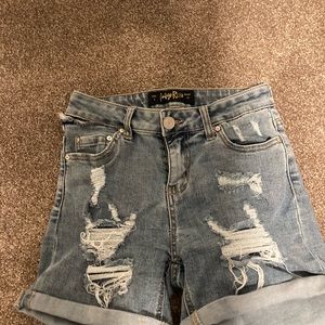 Size 3 indigo rein jean shorts